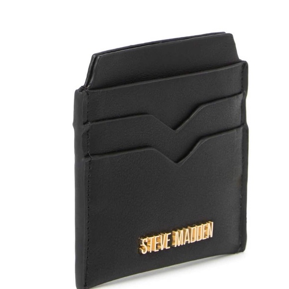 Steve Madden card holder in black NWT - Picture 4 of 6